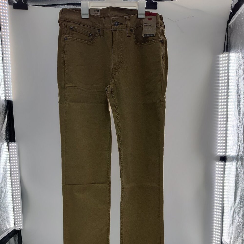 Levi's Men's 514 Straight Fit Cut Jeans Khaki Size 32X32               P#320@CMK